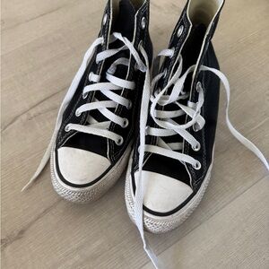 Converse Black and White High-Tops